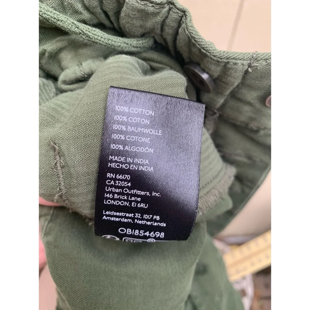 Free People After Love Cuff Pants Green Medium